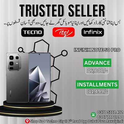 Infinix / Tecno / Itel Mobile Available On Easy Installment Plan