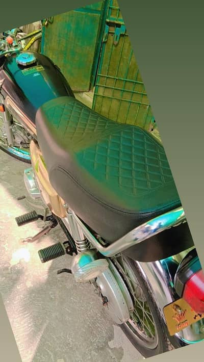 honda cg 125 with special number 1512