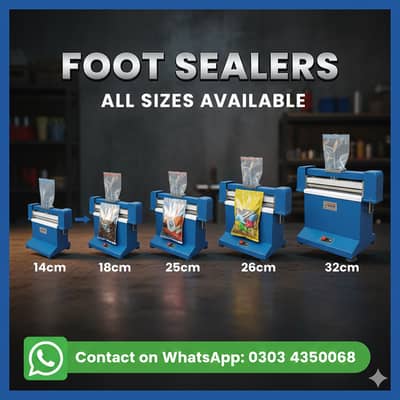 Professional Foot Sealers - All Sizes (14" to 32") | Heavy Duty Sealin