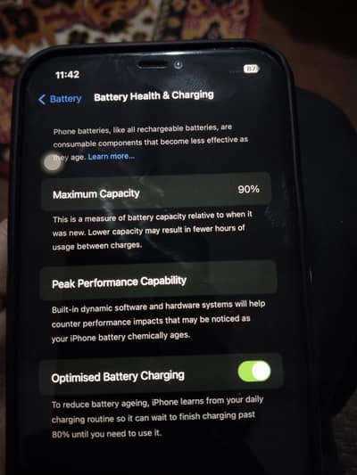 iphone 12 pro max battery 90 okay 10 /9
