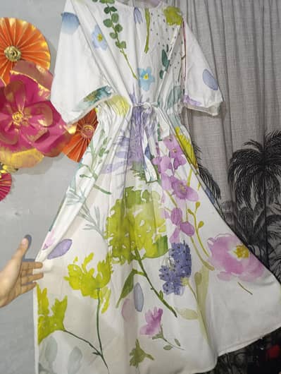 kaftan style dress for party wear medium and large size