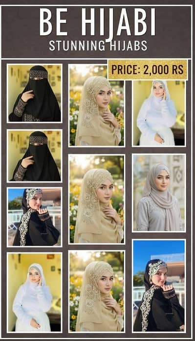 Hijabs |Scarves | BE HIJABI |Modest Wear | Islamic Wear | Women Stoles