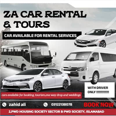 rent a car/rent a car islamabad/car for rent alto,civic,brv,prado,revo