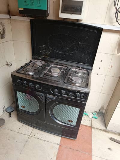 cooking range almost new