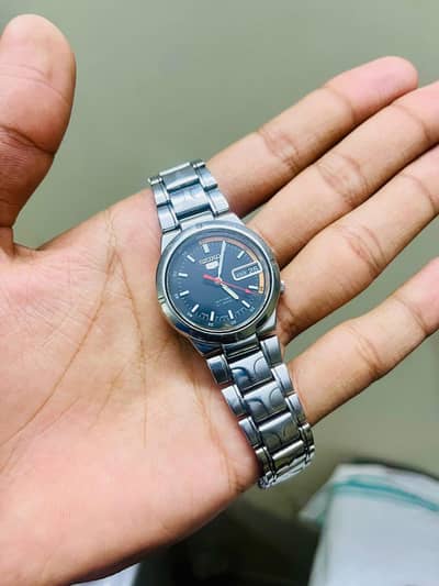 Seiko 5 Automatic Original Watch – Back Side Transparent Window