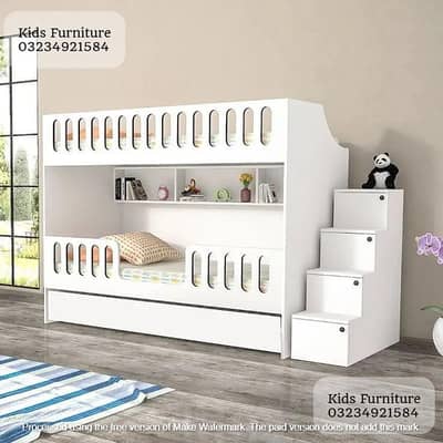 Bunk bed | Kid wooden bunker | Baby bed | Double bed | Triple bunk be