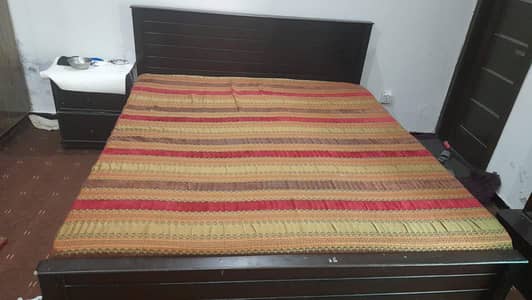 double bed set with matress