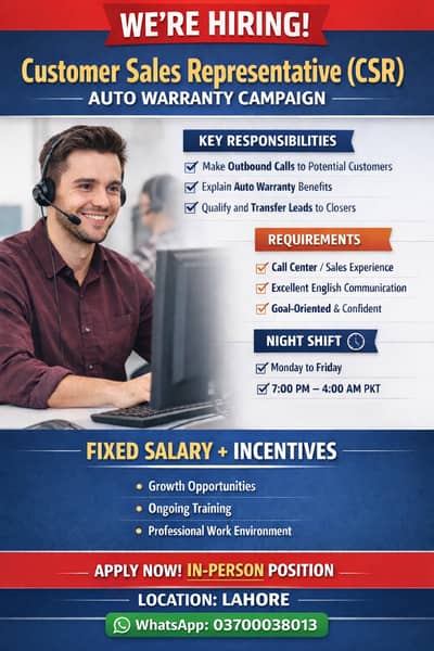 Customer Sales Representative