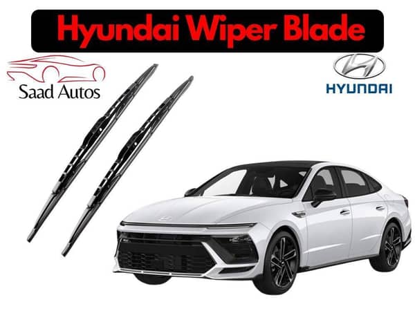 Hyundai Sonata 2021–2024 Soft Rubber Wiper Blade – Quiet and Streak-Free Performance