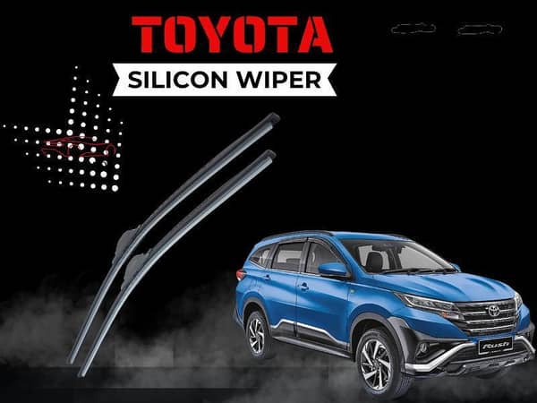 Silicon Soft Wiper Blade Set for Toyota Rush (2017–2025) | Durable All-Weather Performance