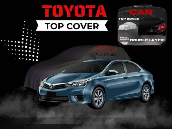 Toyota Corolla 2014 Double Layer Car Cover - Waterproof and Scratch-Resistant for All Weather