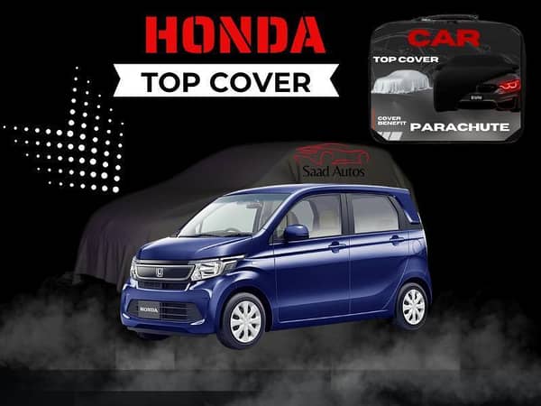 Honda N-WGN 2013–2019 Waterproof Top Cover Made from Parachute Fabric, Resistant to Dust and Scratches