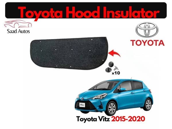 Toyota Vitz Bonnet Hood Insulator Liner (2015–2020) – Local Fit Namda Cover