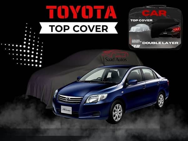 Toyota Axio 2007-2012 Grey Double Layer Waterproof Top Cover