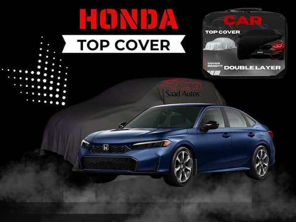 Top Cover for Honda Civic 2022–2025 | Grey | Double Layer | Waterproof