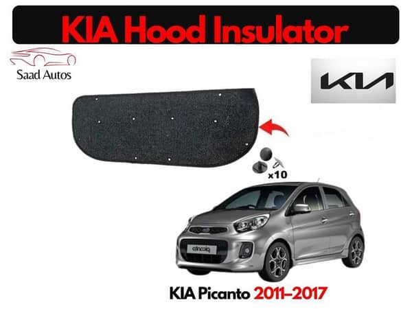 KIA Picanto Bonnet Hood Insulator Liner (2011–2017) - Local Fit Namda Cover