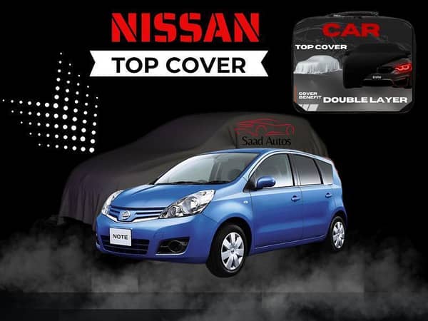Double Layer Car Cover for 2012–2020 Nissan Note | Waterproof, UV, and Scratch Protection