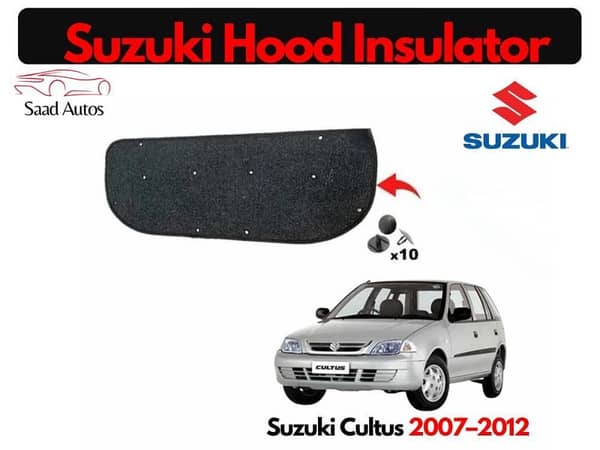 Suzuki Cultus (2007–2012) Bonnet Hood Insulator Liner – Perfect Local Fit Cover