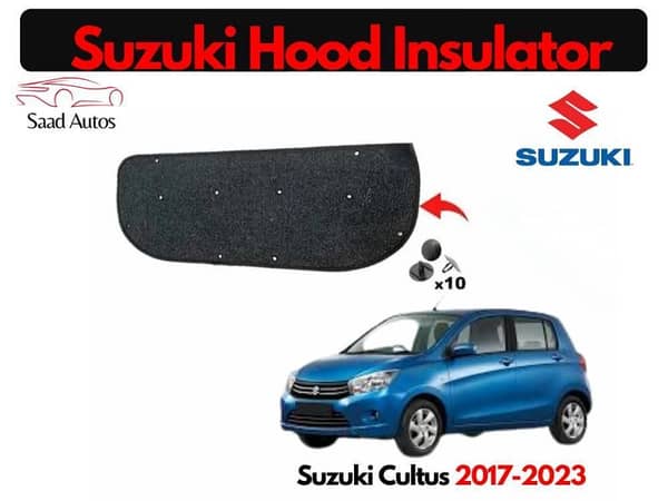 Suzuki Cultus (2017–2023) Bonnet Hood Insulator Liner – Custom Fit Cover