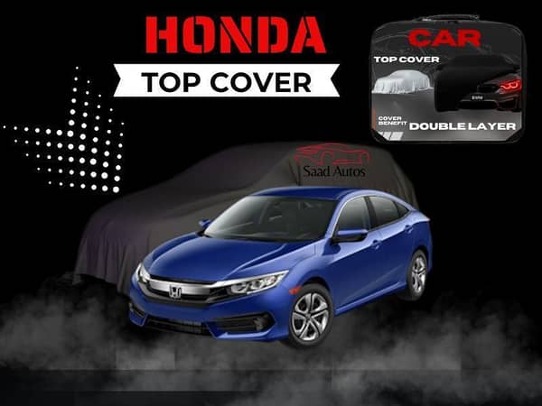 Double Layer Waterproof Car Cover for Honda Civic Turbo 2016 - Scratch-Resistant and All-Weather Protection