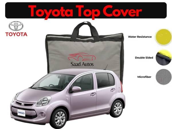 Waterproof Soft Top Cover for 2010–2016 Toyota Passo with Parachute Rubber Coating