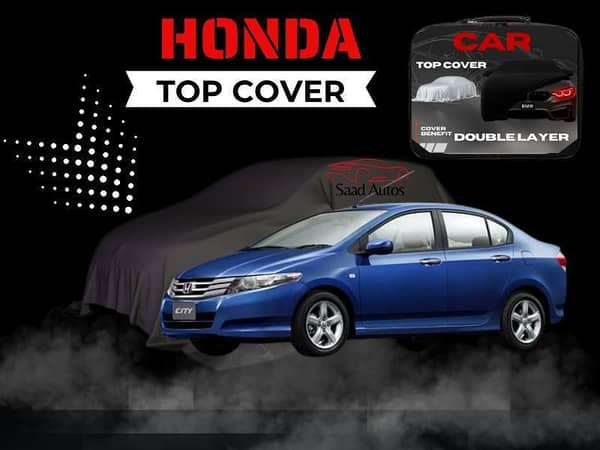Honda City 2009–2021 Waterproof Double Layer Top Cover in Grey