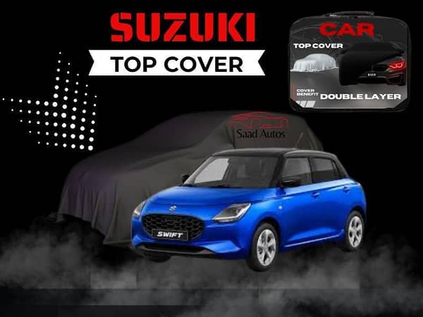 Suzuki Swift 2022–2024 Double Layer Waterproof Top Cover in Grey