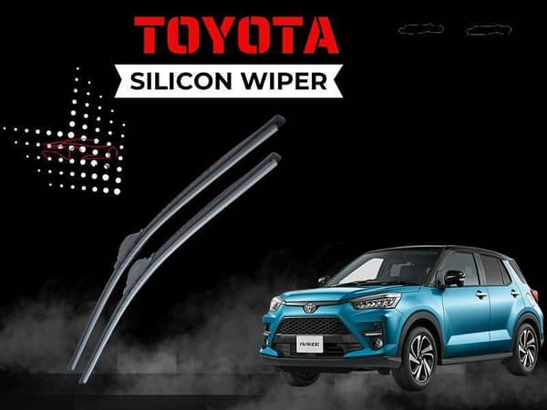 Toyota Raize 2019–2025 | Silicon Soft Wiper Blade Set | All-Weather Performance