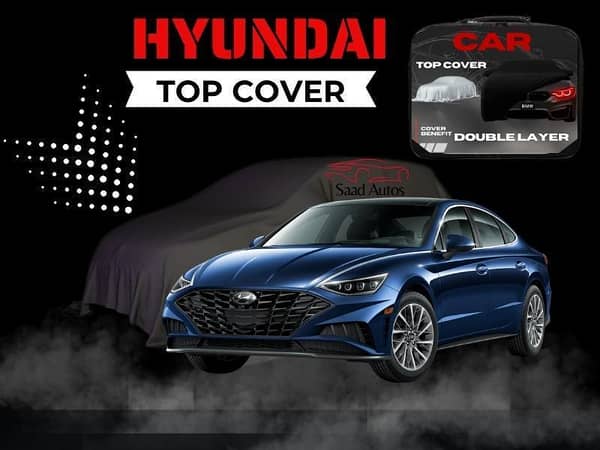 Hyundai Sonata 2021–2024 Double Layer Waterproof Top Cover - Grey