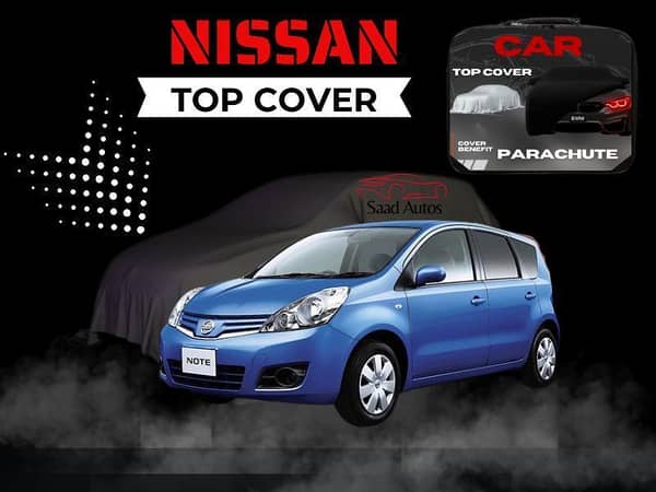 Nissan Note 2012–2020 Lightweight Parachute Car Cover for Dust & Sun Protection