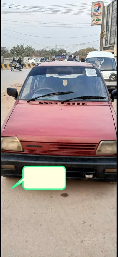 Mehran Vx 1995. Cng/ petrol both.  new rims and tyres. genuine color