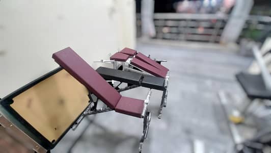 multi gym home station chest bench press abdominal dumbbell chrome rod