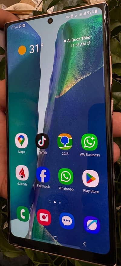 samsung  note 20 ultra 5g nonpta 12/128  screen 100% ok no dot or line