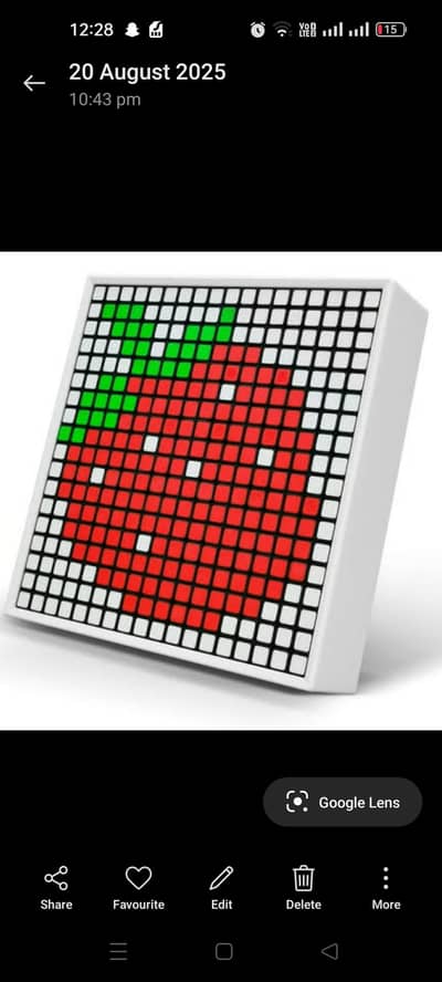 6 by 6 mosaic in a Rubik's Cube 36 pieces