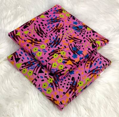 “2-Piece Women Unstitched Printed Suit – Printed Shirt & Trouser”