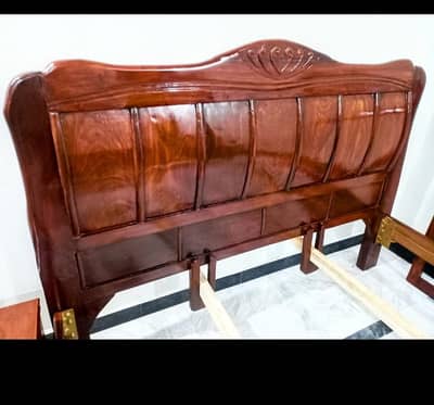 Bed Solid sheesham wood side tables dressing brand new condition