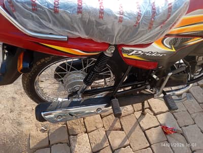 Honda Pridor 100cc November invoice applied for just 500km drive