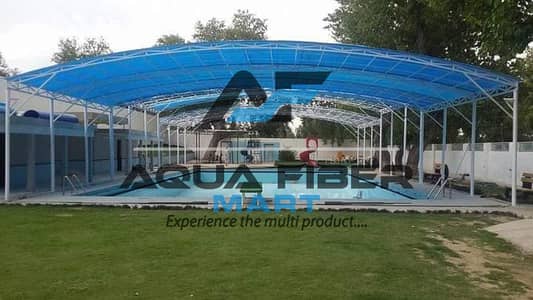 Fiberglass Shade Complete Setup @ Rs. 550 per Sq Ft | in Karachi