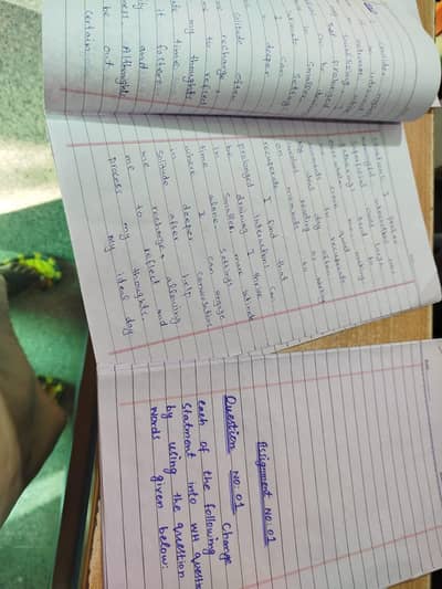 Allama iqbal Open university Hand written Assignment