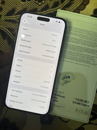 14 pro max 256gb