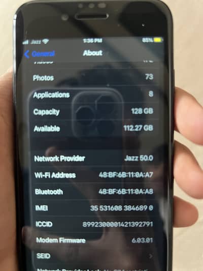 iPhone 7 128 gb pta approved