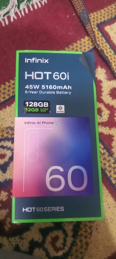 infinix hot 60i 12Gb/128Gb. for sale in Lahore