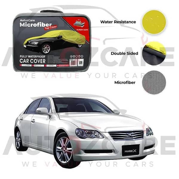 Toyota Mark X Microfiber Car Top Cover - Model 2004-2009