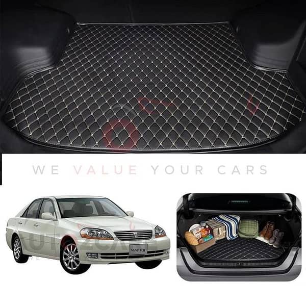 Toyota Mark 2 II 7D Custom Car Trunk Mat - Model 2000-2004