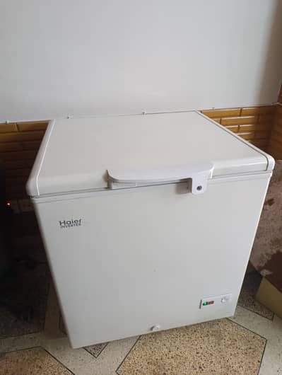 Excellent condition Haier Deep Freezer model capacity 245