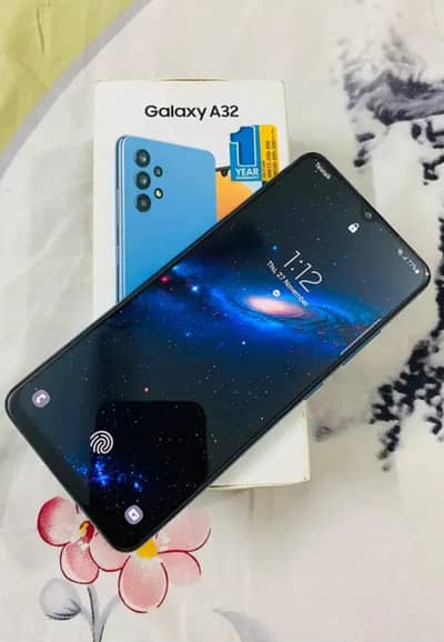 Samsung A32 6/128 mobile with Box  PTA approved