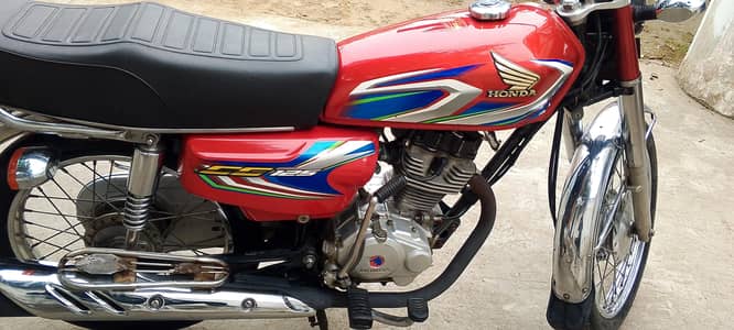 Honda Cg125 2021/2022 Model All Punjab Number in Jhelum 160k