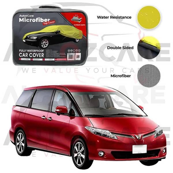 Toyota Estima Microfiber Car Top Cover - Model 2006-2018