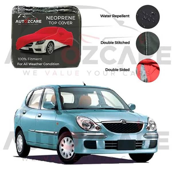 Toyota Duet Neoprene Top Cover - Model 1998-2004