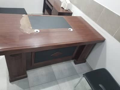 office table and side dor price 29k